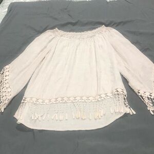 Boho Fringe Blouse